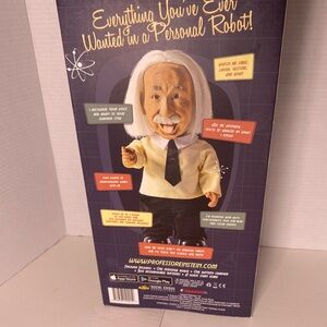 Interactive Learning Robot - White and Black